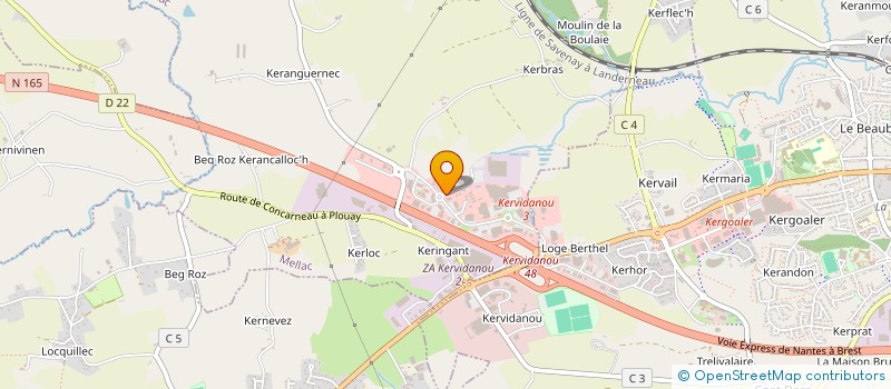 localisation de l'entreprise FREMAN DIAGNOSTICS à MELLAC
