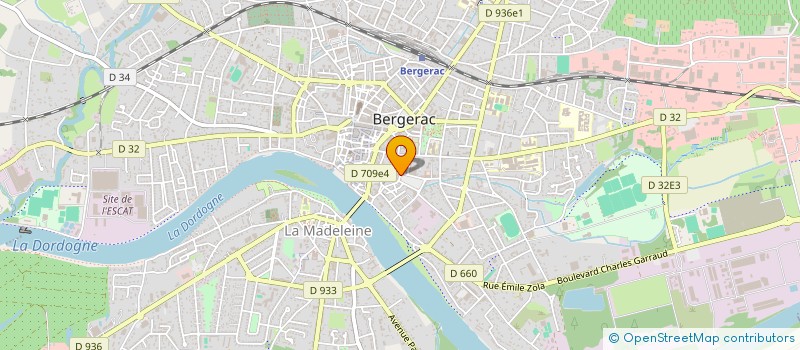 localisation de l'entreprise FREMAT à BERGERAC