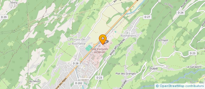 localisation de l'entreprise FREMATEX à ROTHERENS