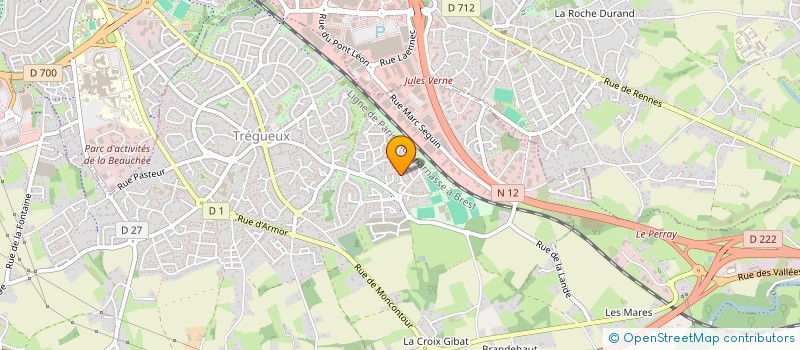 localisation de l'entreprise FREMCINELLO  TREGUEUX