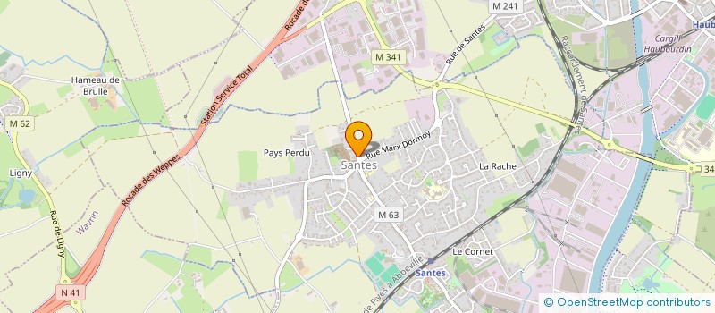 localisation de l'entreprise FREMCIR  SANTES