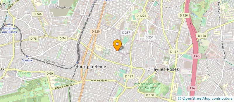 localisation de l'entreprise FREMIC à BOURG-LA-REINE