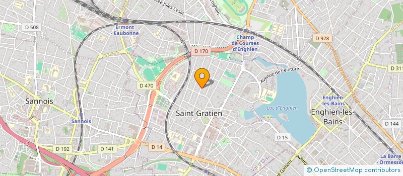 localisation de l'entreprise FREMIC  SAINT-GRATIEN