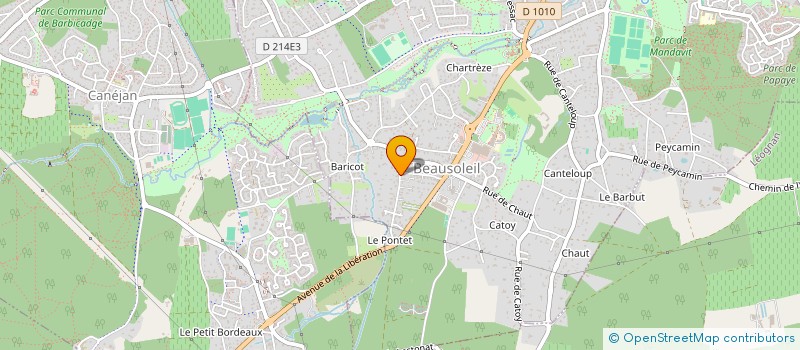 localisation de l'entreprise FREMICHE  GRADIGNAN