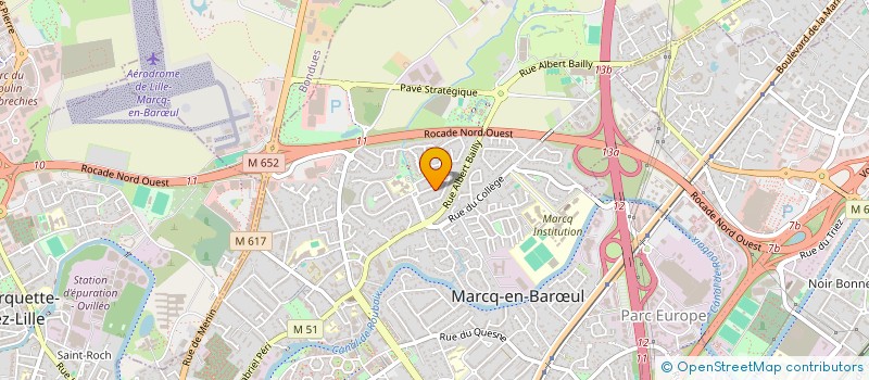 localisation de l'entreprise FREMIEL à MARCQ-EN-BARŒUL