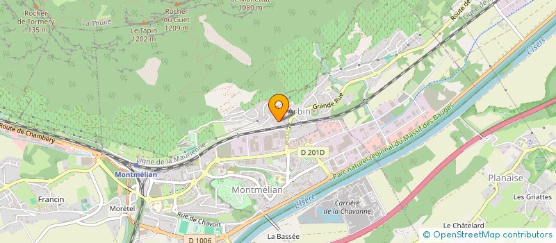 localisation de l'entreprise FREMINI à MONTMELIAN