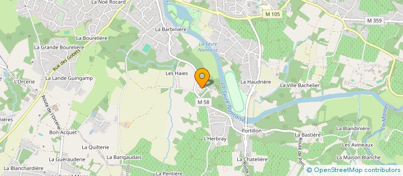 localisation de l'entreprise FREMOIRE ORGANISATION à VERTOU