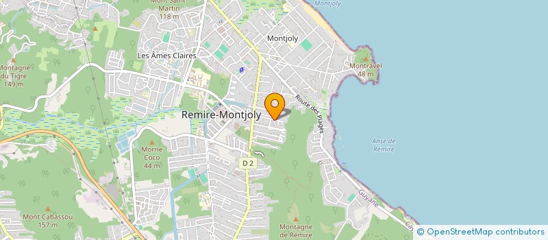 localisation de l'entreprise FREMON  REMIRE-MONTJOLY