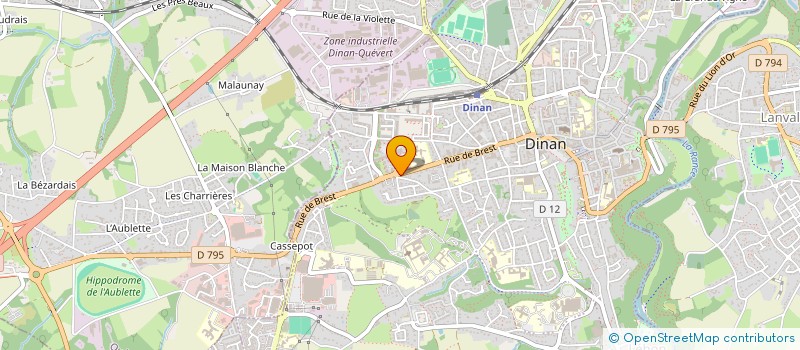 localisation de l'entreprise FREMOND à DINAN