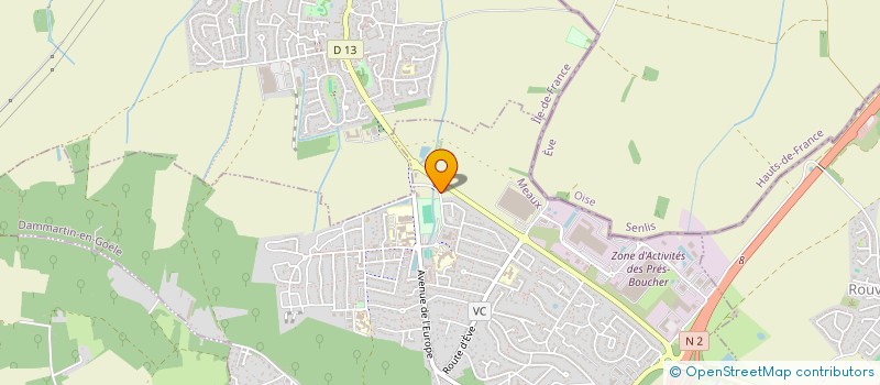 localisation de l'entreprise FREMONT à DAMMARTIN-EN-GOELE
