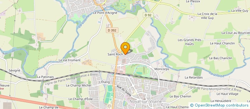 localisation de l'entreprise FREMONT&CO à NOYAL-SUR-VILAINE