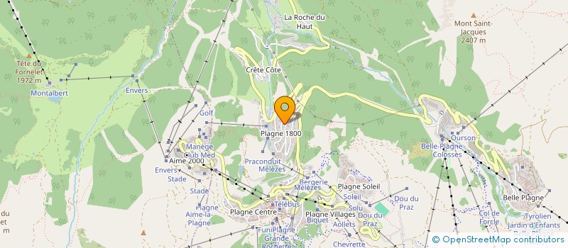 localisation de l'entreprise FREMORIC  LA PLAGNE TARENTAISE