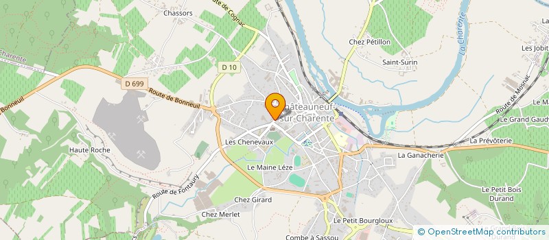 localisation de l'entreprise FREMUR PUBLICATIONS à CHATEAUNEUF-SUR-CHARENTE