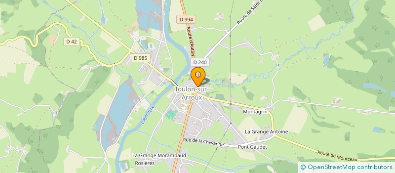 localisation de l'entreprise FREMY  TOULON-SUR-ARROUX