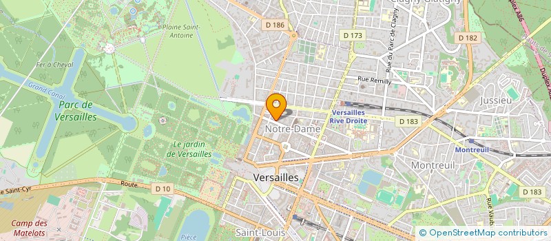localisation de l'entreprise FREMY RAYMOND SYND COPRO à VERSAILLES