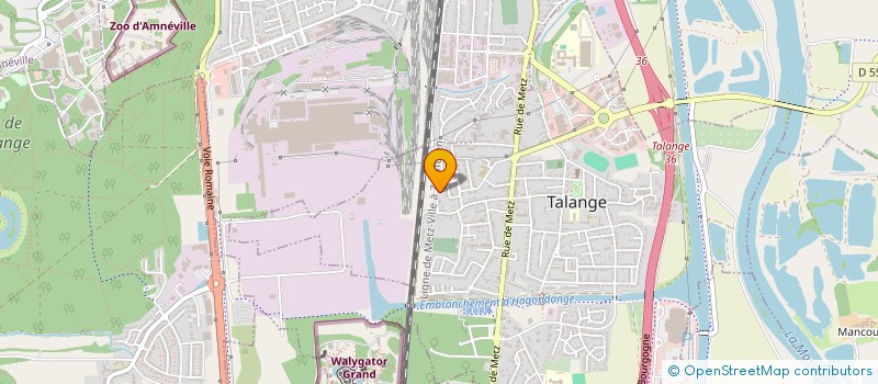 localisation de l'entreprise FREMYCA à TALANGE