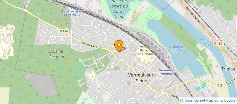 localisation de l'entreprise FRENAIS ERIC  VERNEUIL-SUR-SEINE