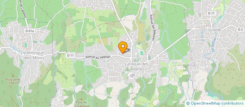 localisation de l'entreprise FRENCH  LAROQUE-DES-ALBERES