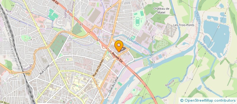 localisation de l'entreprise FRENCH ATHLETIC WEIGHTLIFTING ROANNE  ROANNE