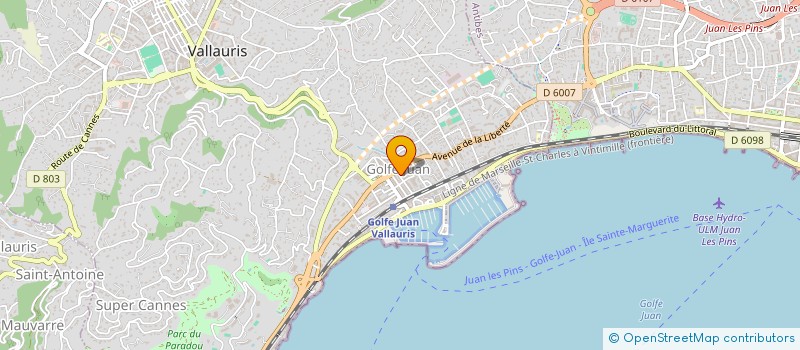 localisation de l'entreprise FRENCH AZUR DEMENAGEMENT  VALLAURIS