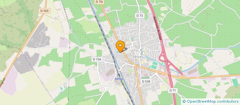 localisation de l'entreprise FRENCH BARBER  SENAS