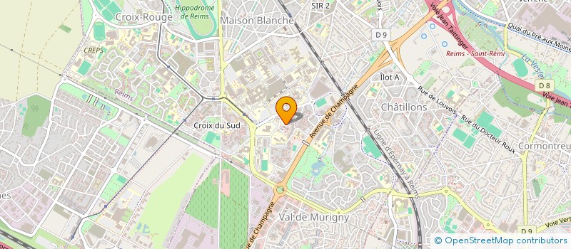 localisation de l'entreprise FRENCH BARBER  REIMS