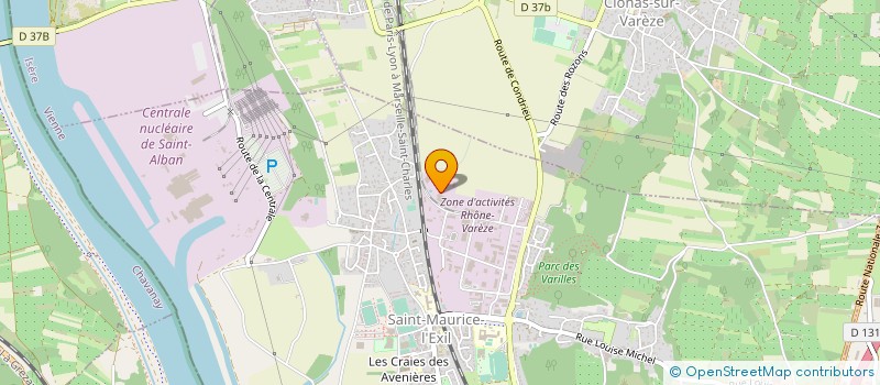 localisation de l'entreprise FRENCH BIO à SAINT-MAURICE-L'EXIL