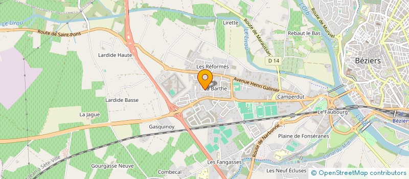 localisation de l'entreprise FRENCH BLACK GARLIC  BEZIERS