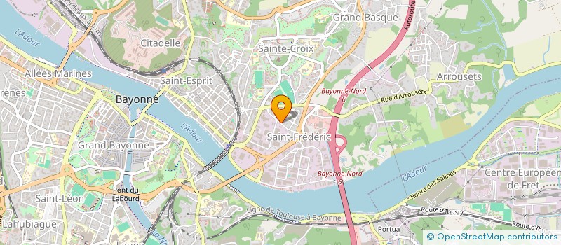 localisation de l'entreprise FRENCH CALIFORNIA à BAYONNE