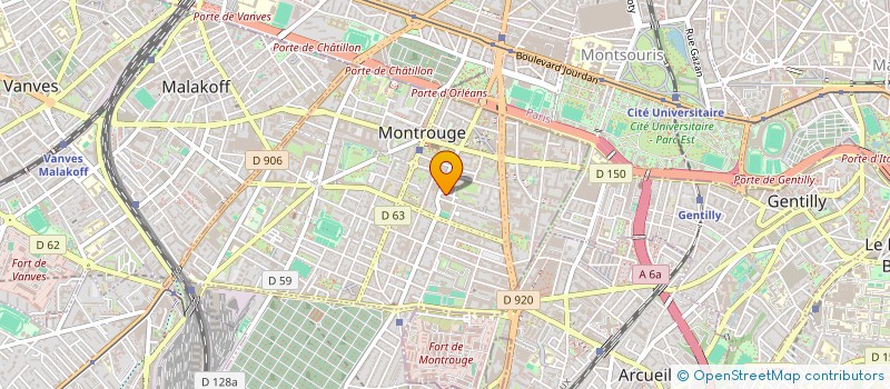 localisation de l'entreprise FRENCH CANAILLES à MONTROUGE