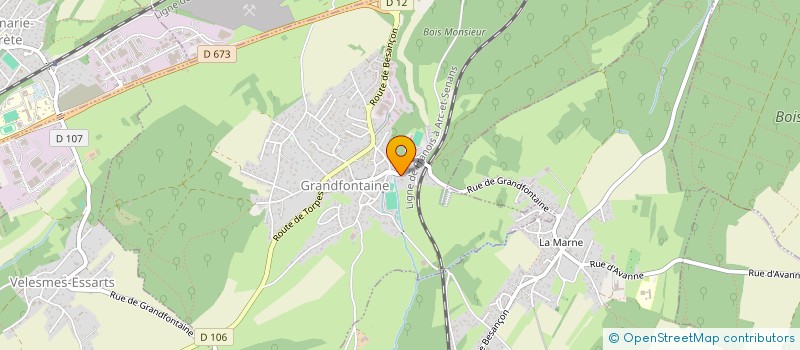 localisation de l'entreprise FRENCH CAR 25  RANCENAY