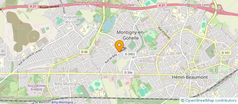 localisation de l'entreprise FRENCH CARS SERVICES à MONTIGNY-EN-GOHELLE