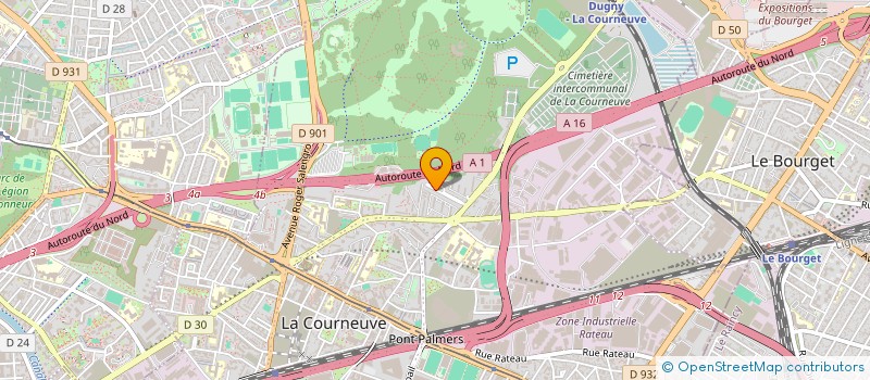 localisation de l'entreprise FRENCH CLEAM à LA COURNEUVE