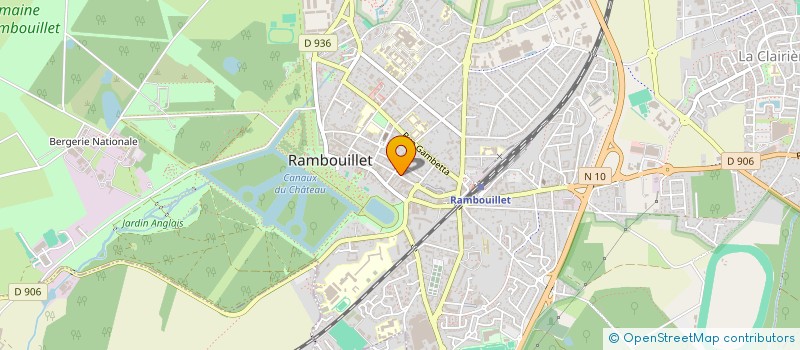 localisation de l'entreprise FRENCH & COLORS  RAMBOUILLET