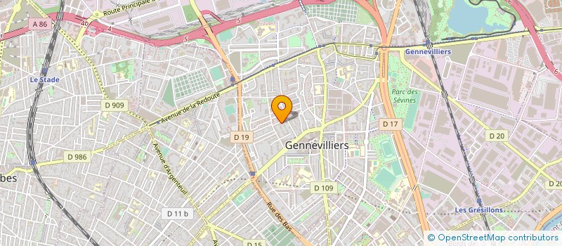 localisation de l'entreprise FRENCH CONNECTION FIBRE à GENNEVILLIERS