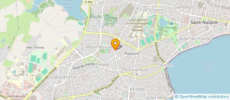 localisation de l'entreprise FRENCH CONNECTION LABS à SAINT-NAZAIRE