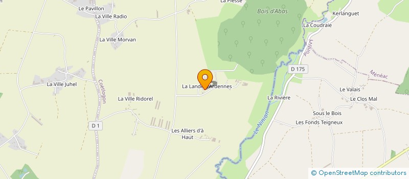 localisation de l'entreprise FRENCH CORSAIRS BEACH HANDBALL  COETLOGON