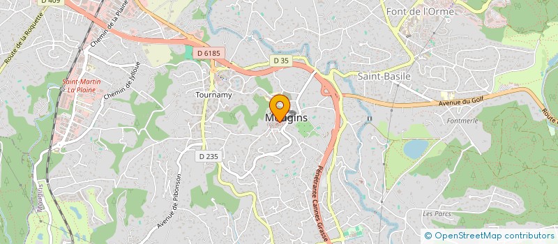 localisation de l'entreprise FRENCH COUNTRY LIVING  MOUGINS