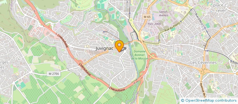 localisation de l'entreprise FRENCH CREATIV  JUVIGNAC