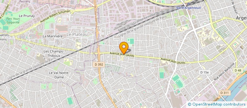 localisation de l'entreprise FRENCH CUT  ARGENTEUIL