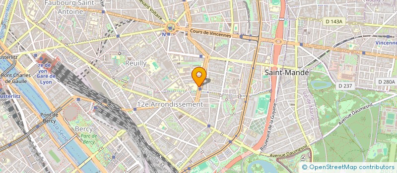 localisation de l'entreprise FRENCH DEVILS FOOTBALL-CLUB  PARIS