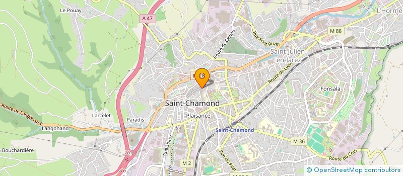 localisation de l'entreprise FRENCH DIGITAL à SAINT-CHAMOND