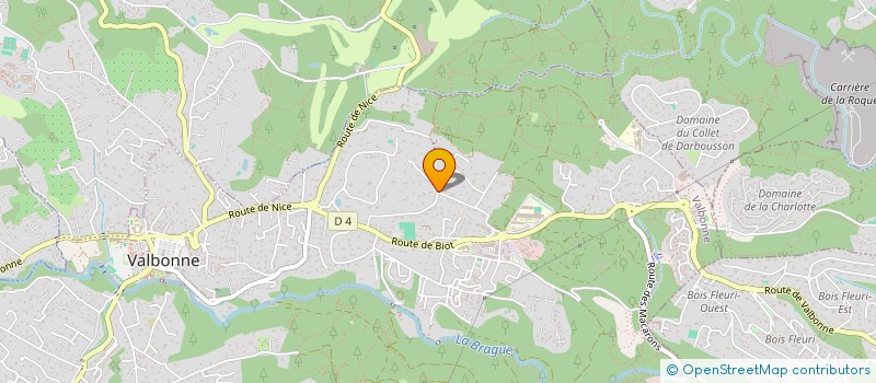 localisation de l'entreprise FRENCH E-SHOP  VALBONNE