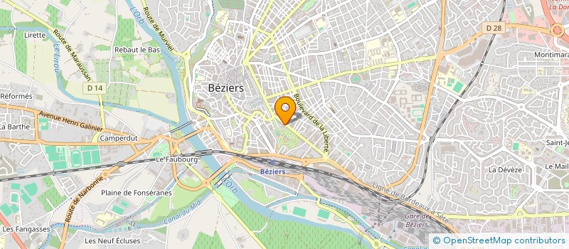 localisation de l'entreprise FRENCH EAUX à BEZIERS
