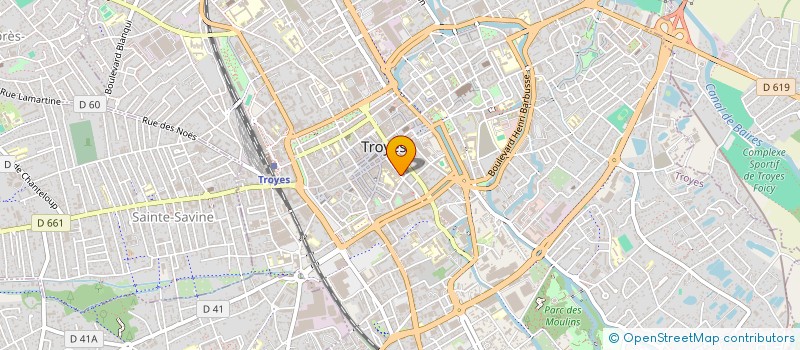 localisation de l'entreprise FRENCH FIFTIES' EVENTS à TROYES