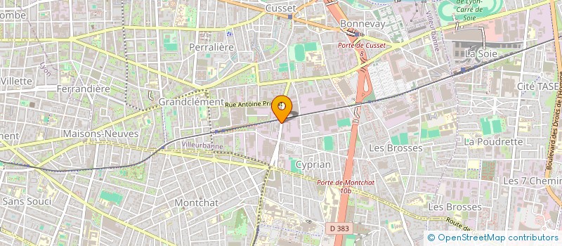 localisation de l'entreprise FRENCH FILM PRODUCTION  VILLEURBANNE