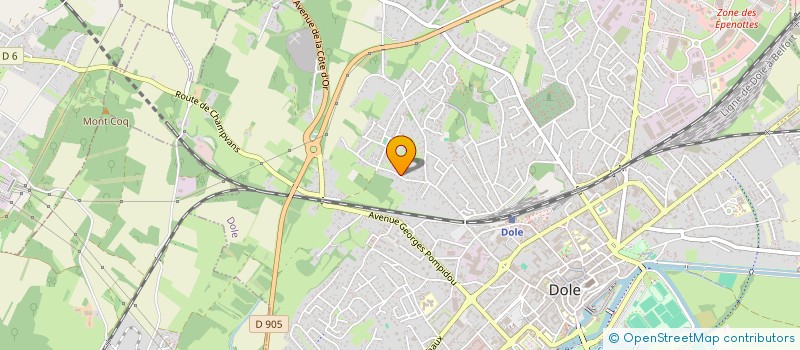 localisation de l'entreprise FRENCH FLOYD à DOLE