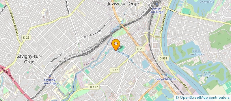 localisation de l'entreprise FRENCH FOOD BURGER 91 à VIRY-CHATILLON