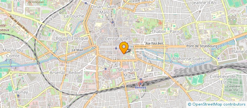 localisation de l'entreprise FRENCH FRIPES  RENNES