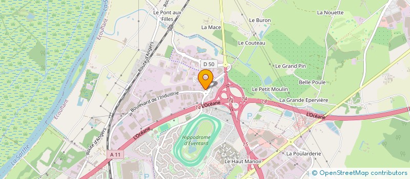 localisation de l'entreprise FRENCH GLOBAL SECURITY à ECOUFLANT